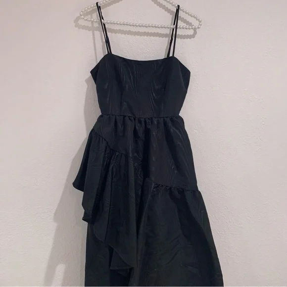Kate spade Elegant Black Tiered Dress spaghetti strap xxs new with tags - Picture 4 of 8